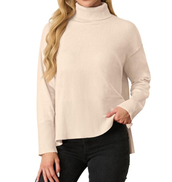 IWOLLENCE Turtleneck Jumper for Women