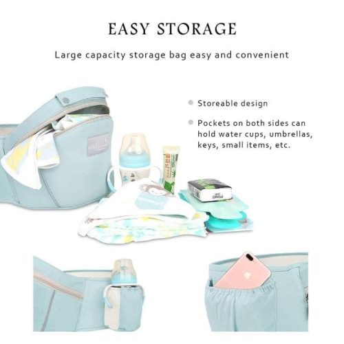 SONARIN Baby Carrier Ergonomic with Hip Seat - Image 2