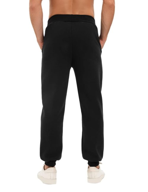 heekpek Mens Fleece Joggers with Pocket - Image 4