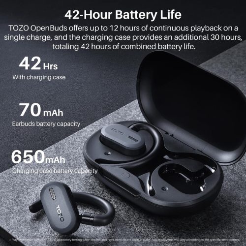 TOZO O2 True Open Ear Wireless Headphones - Image 3