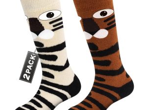 Muezna 2 Pairs Kids Merino Wool Ski Socks
