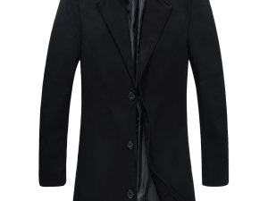 Benibos Mens Trench Coat
