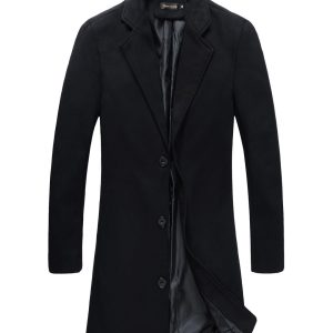 Benibos Mens Trench Coat