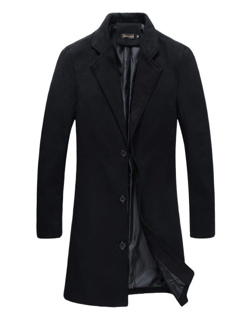 Benibos Mens Trench Coat