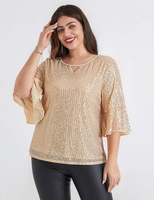 Hanna Nikole Women's Sequin Tops - Image 2