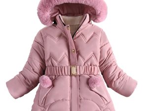 Adigau Kids Girls Winter Coat Pink