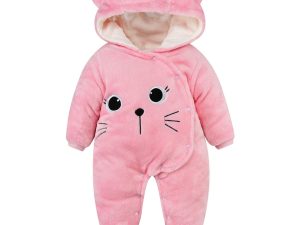 WYTbaby Baby Snowsuit Fleece Romper