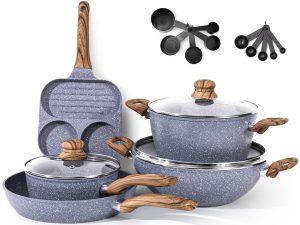 19 in 1 Nonstick Cookware Set