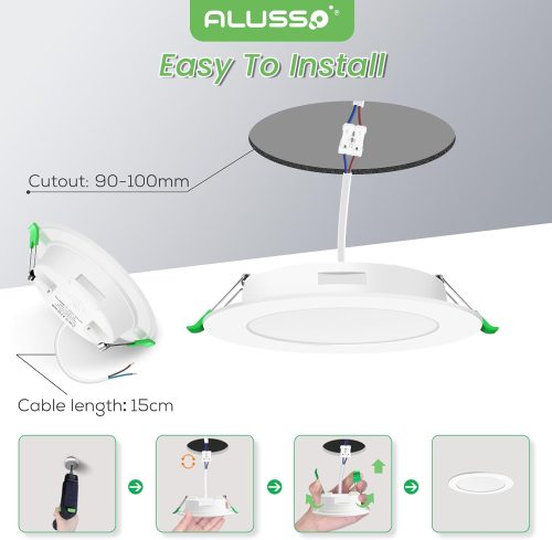 ALUSSO LED Recessed Ceiling Lights - Image 6