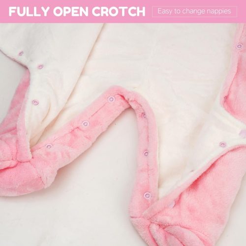 WYTbaby Baby Snowsuit Fleece Romper - Image 3