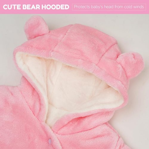 WYTbaby Baby Snowsuit Fleece Romper - Image 4