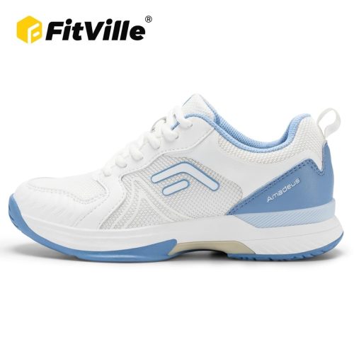 FitVille Womens Tennis Shoes Extra Wide Fit Trainers - Image 3