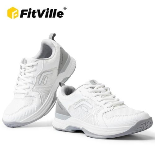 FitVille Womens Tennis Shoes Extra Wide Fit Trainers - Image 2
