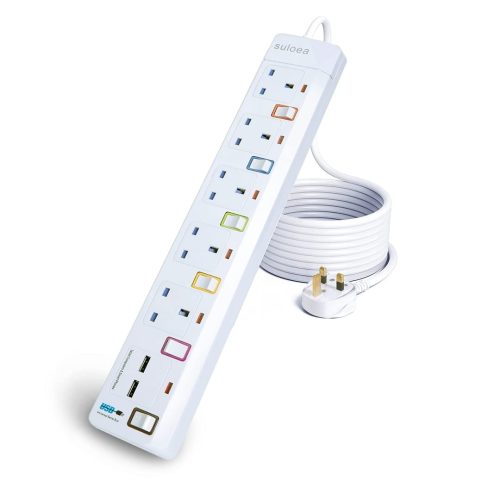 3M Extension Sockets Lead with USB Slots