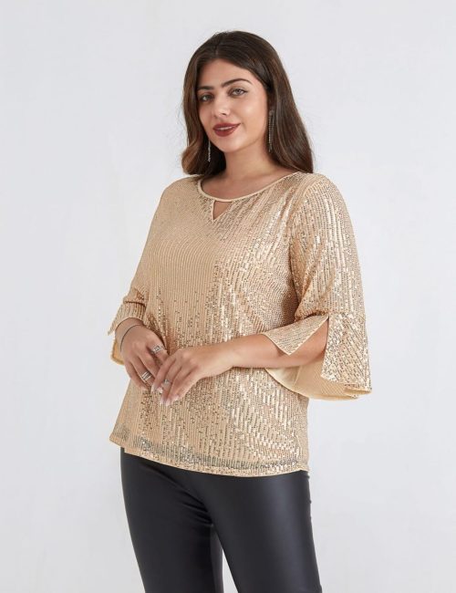 Hanna Nikole Women's Sequin Tops - Image 4