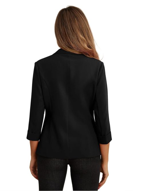 GRECERELLE Women's Blazer Suit Black - Image 4