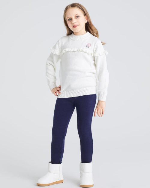 Adorel Girls Thermal Winter Leggings - Image 2