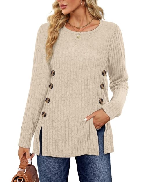 Sampeel Ladies Jumpers Long Sleeve Tops