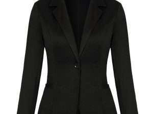 MINTLIMIT Women Slim Fit One Button Office Blazer