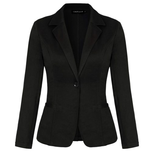 MINTLIMIT Women Slim Fit One Button Office Blazer