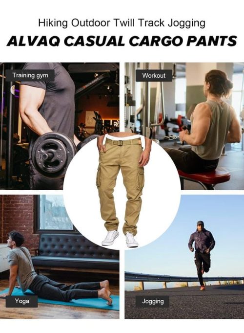AlvaQ Mens Work Trousers Mens Cargo Pants - Image 5