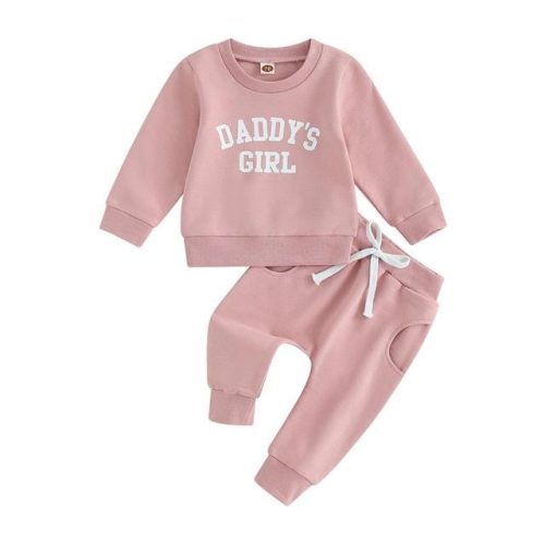 PanLidapan Newborn Baby Girl Fall Sweatshirt Set