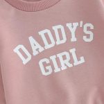 PanLidapan Newborn Baby Girl Fall Sweatshirt Set - Image 4