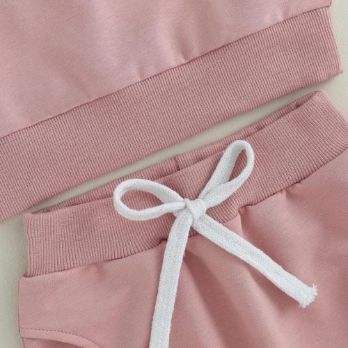 PanLidapan Newborn Baby Girl Fall Sweatshirt Set - Image 5