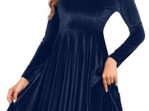 CheChury Velvet Dress for Women