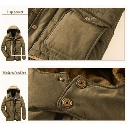 APTRO Mens Coats Winter Padded Jacket - Image 3