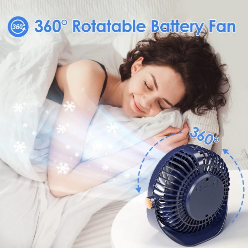Rechargeable Desktop Fan 2400mAh - Image 7