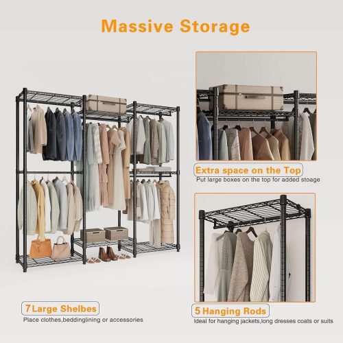 Vocpy Clothing Racks for Hanging Clothes - Image 4