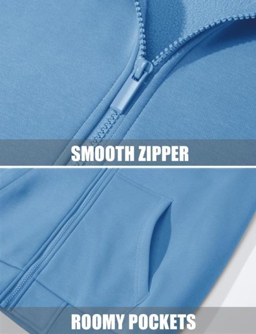 MAGCOMSEN Mens Fleece Hoodies - Image 3