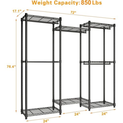 Vocpy Clothing Racks for Hanging Clothes - Image 5