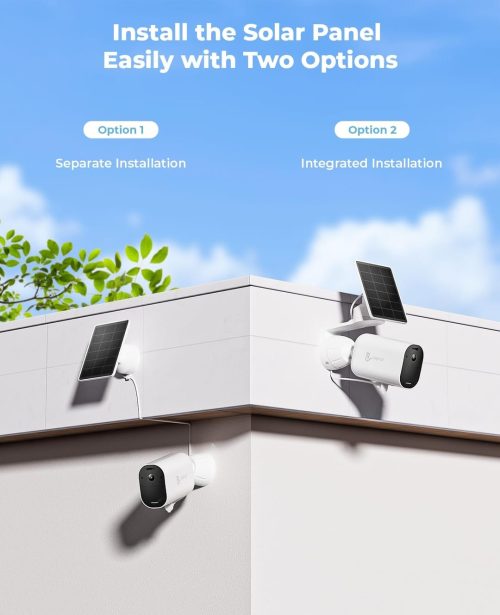 NAPCAT 5MP Wireless Solar Security Camera - Image 4