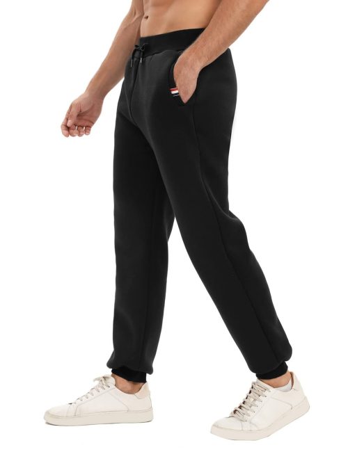 heekpek Mens Fleece Joggers with Pocket - Image 3