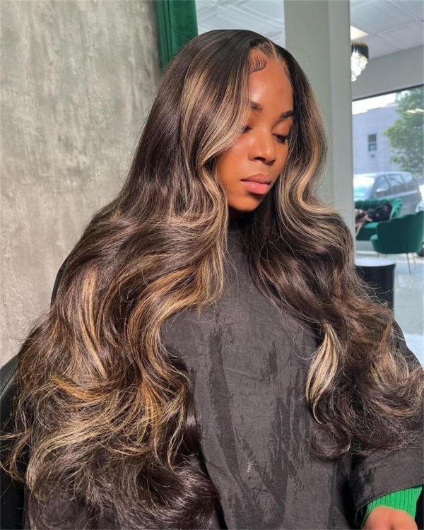 Ombre Lace Front Wig Human Hair - Image 2