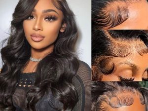 PATVINGOT 4x4 Body Wave Lace Front Wigs