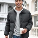 Vancavoo Puffer Jackets Men Winter Coat Hooded Padded Outwear - Image 5