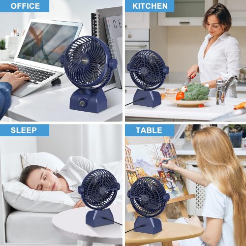 Wastou Rechargeable Desk Fan - Image 7