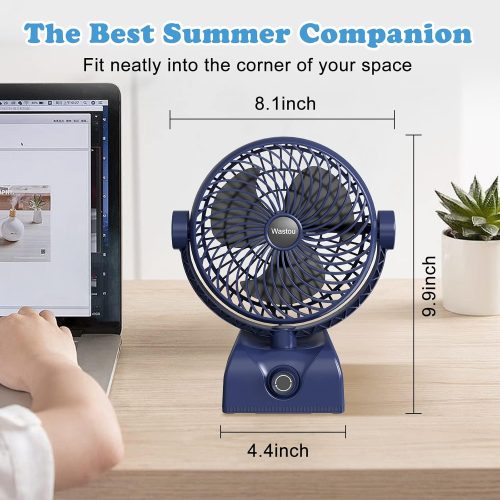 Wastou Rechargeable Desk Fan - Image 6