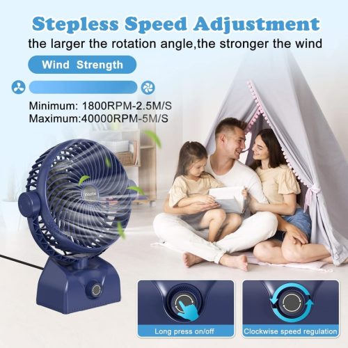 Wastou Rechargeable Desk Fan - Image 2
