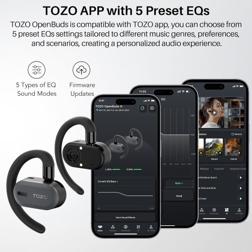 TOZO O2 True Open Ear Wireless Headphones - Image 7