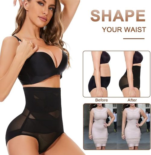 SIMIYA High Waisted Tummy Control Knickers - Image 4