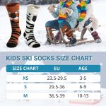 Muezna 2 Pairs Kids Merino Wool Ski Socks - Image 5