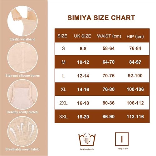 SIMIYA High Waisted Tummy Control Knickers - Image 6