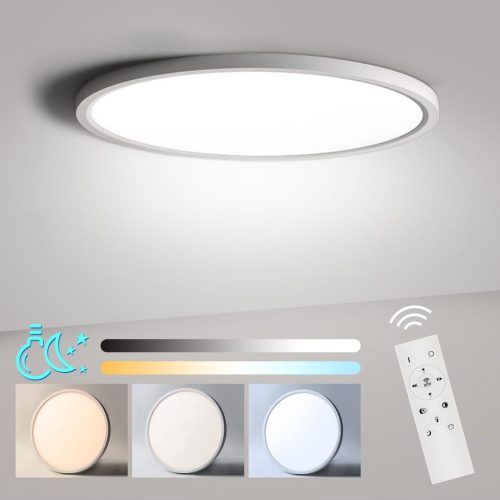 12 Inch 24W Dimmable LED Flush Mount Ceiling Light Fixture - Image 2
