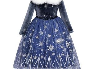 FYMNSI Girls Ice Snow Queen Fancy Dress