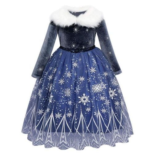 FYMNSI Girls Ice Snow Queen Fancy Dress