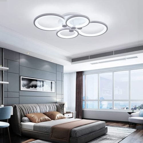 Ganeed Modern Metal Acrylic LED Ceiling Light - Image 3